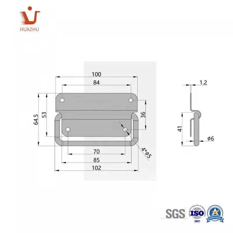 Venda a quente de aço inoxidável armário de aço macio processa Cabinet puxa 102mm de comprimento de fábrica OEM Chinês