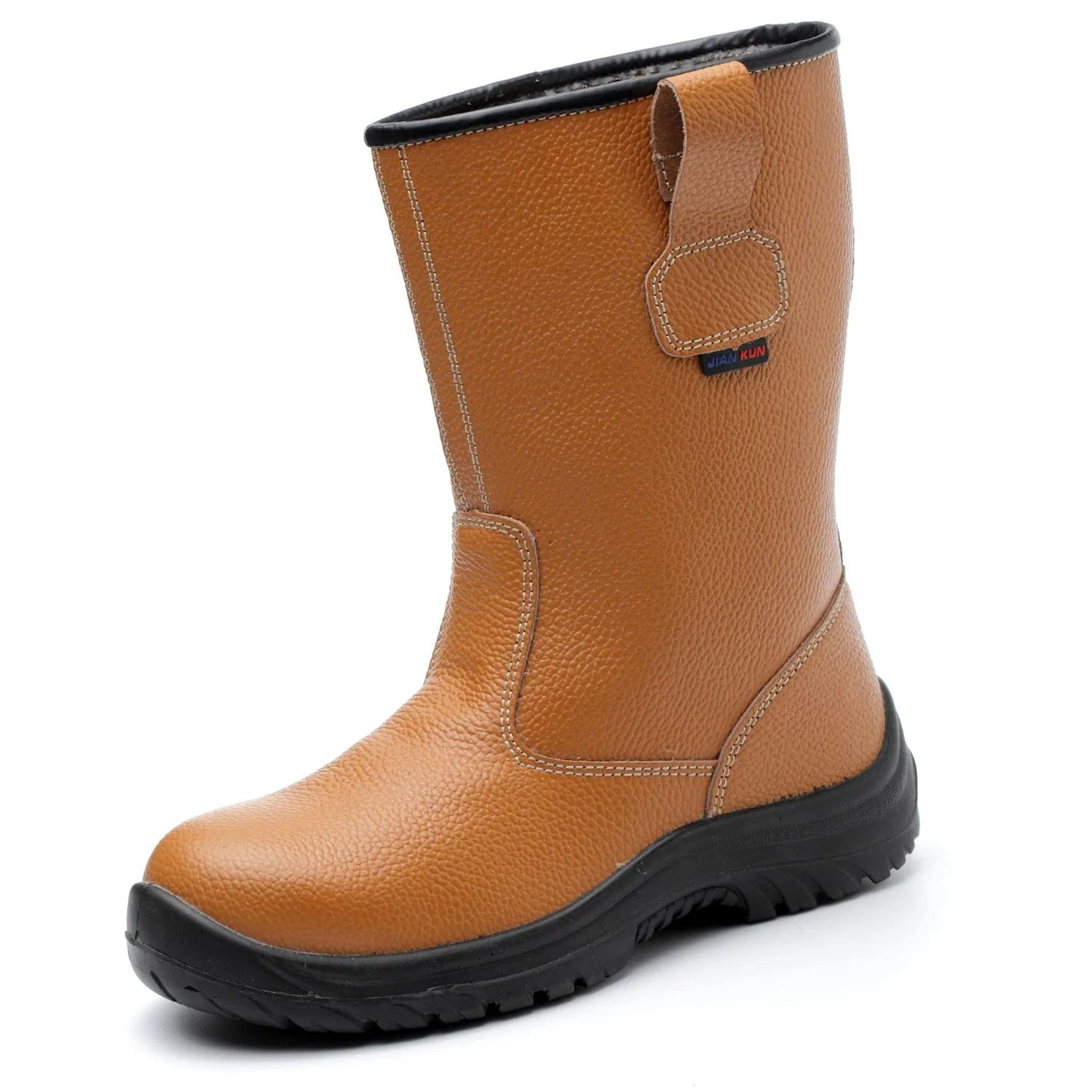 Cow Leather Safety Shoes with Steel Toe for Construction Safety