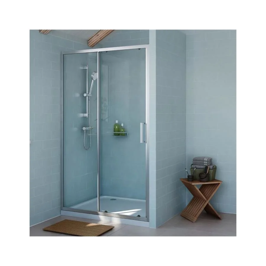 Free Standing Sliding Safe Glass Shower Door