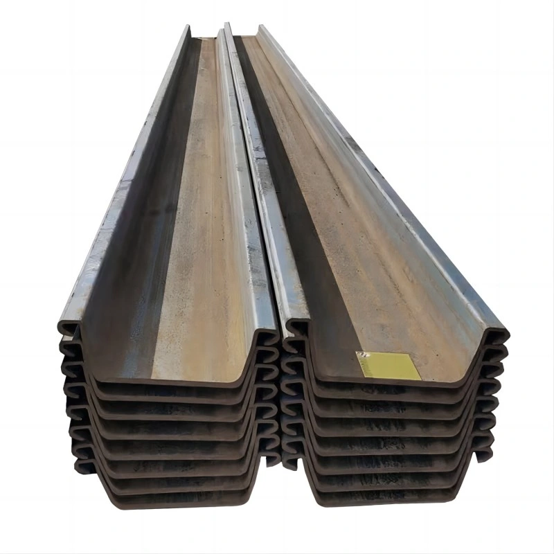 Factory Price Cold Formed Hotly Rolled Z Type Metal Sheet Piling Steel Sheet Pile Sheet Price for Sale