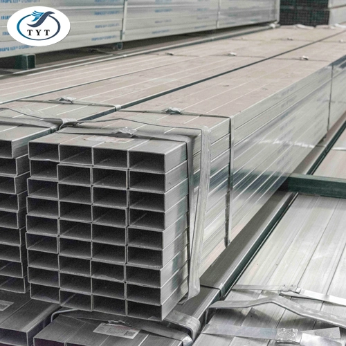 Hot Dipped Gi Square Steel Pipe Carbon Material Tianjin Manufacture