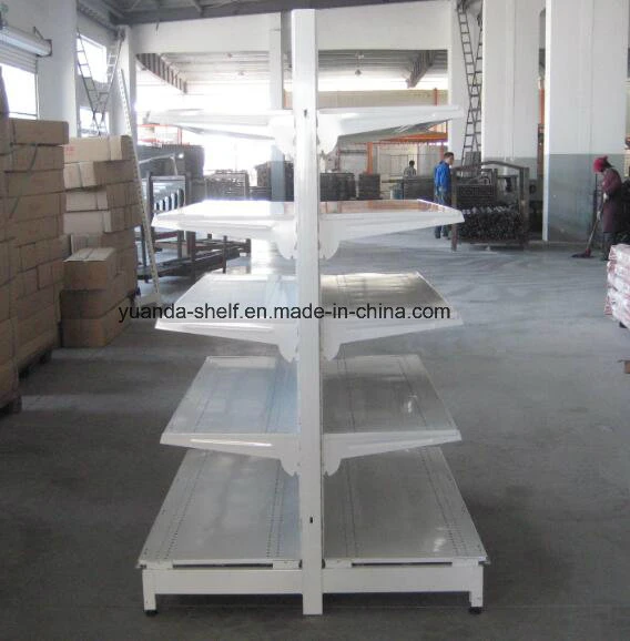 Metal Advertising Retail Display Shelf Supermarket Gondola Shelves