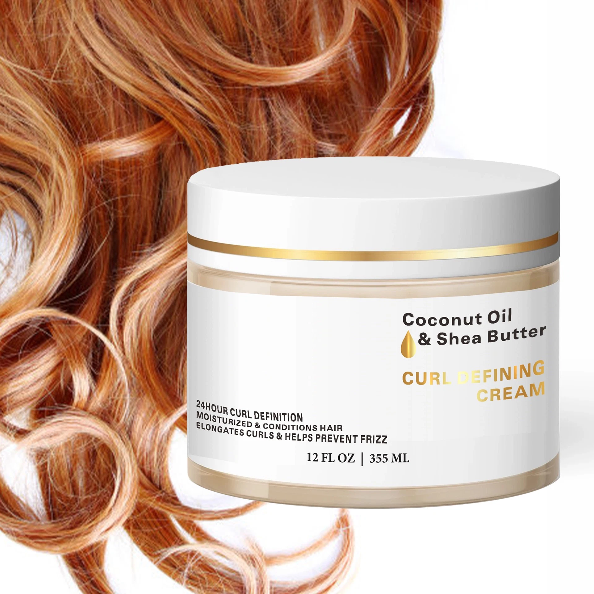 Curl la definición de crema con aceite de coco mejora Ondas y rizos 12 fl. oz.