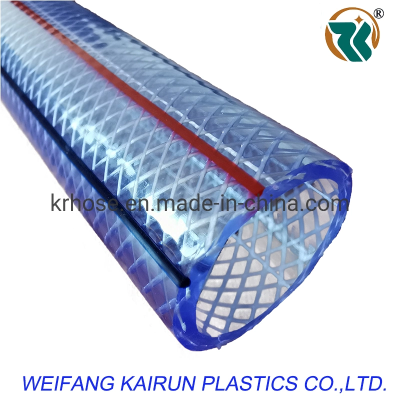 Flexible / Transparent PVC Clear Water Hose/PVC Fiber Braided Reinforced Water Hose Tube