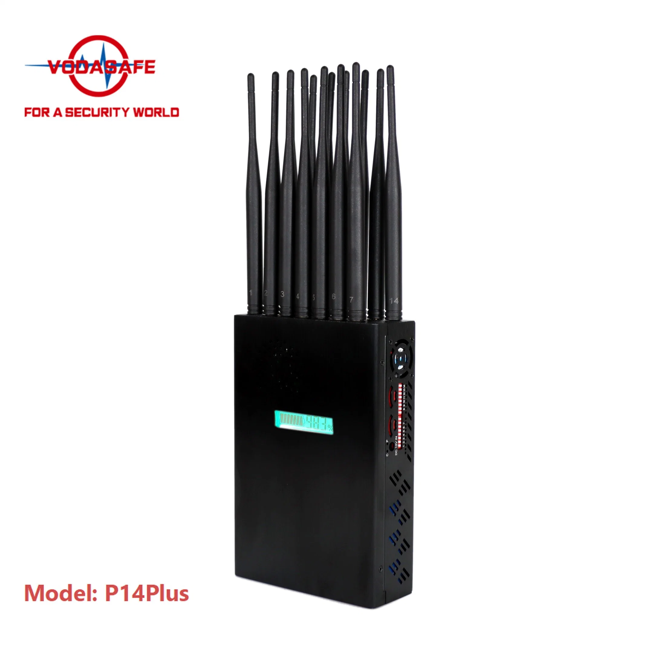 Portable CDMA GSM GPS Bluetooth 5g Signal Jammer