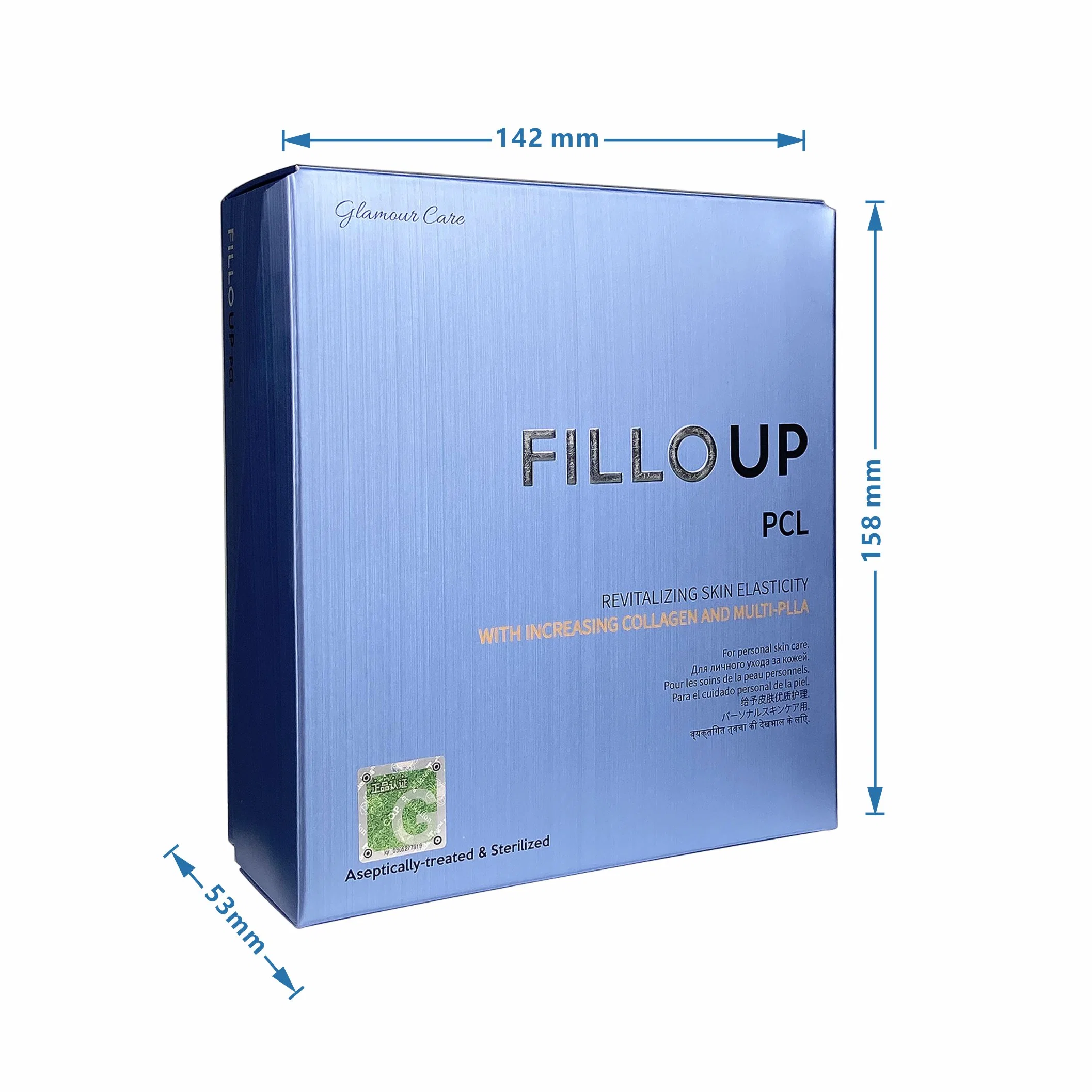 Korea Filloup Pcl Anti Aging Thin Face Skin Booster Contains Intocell Repair Factor Polycaprolactone 3 Peptide Complexes Promote Cell Regeneration