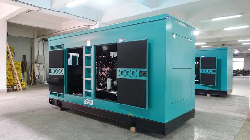 Auto Start Diesel Generator Shangchai Engine Standby Soundproof Genset 220kw 50Hz