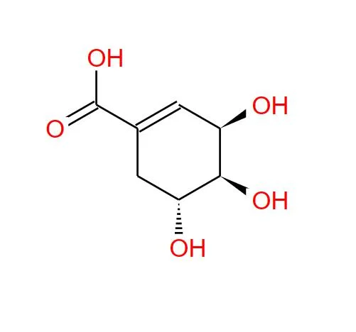 Planta illicium verum Hook extraer un 98% de ácido Shikimic CAS 138-59-0.