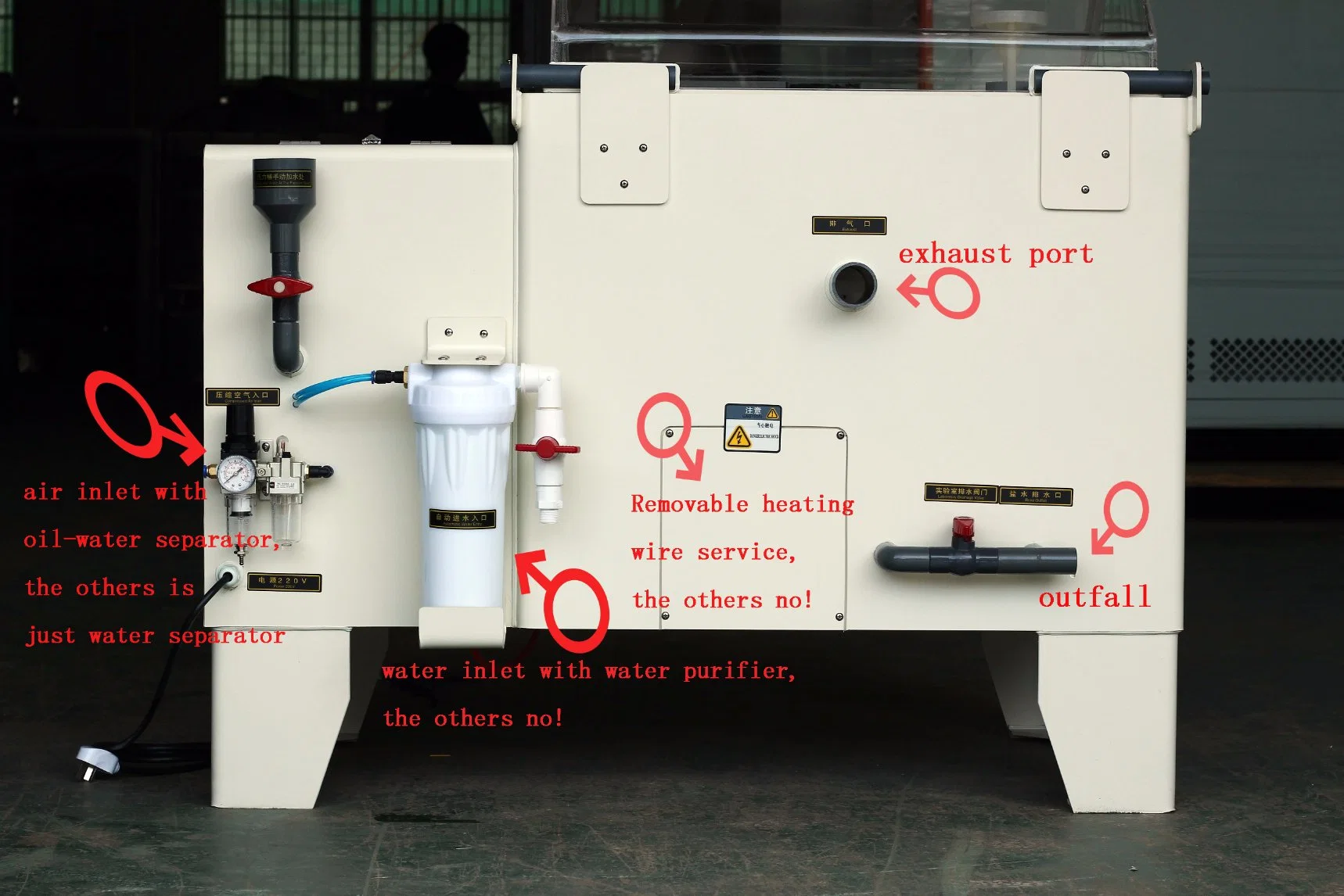 Programmable Salt Spray Environmental Testing Machine (ASTM B117)