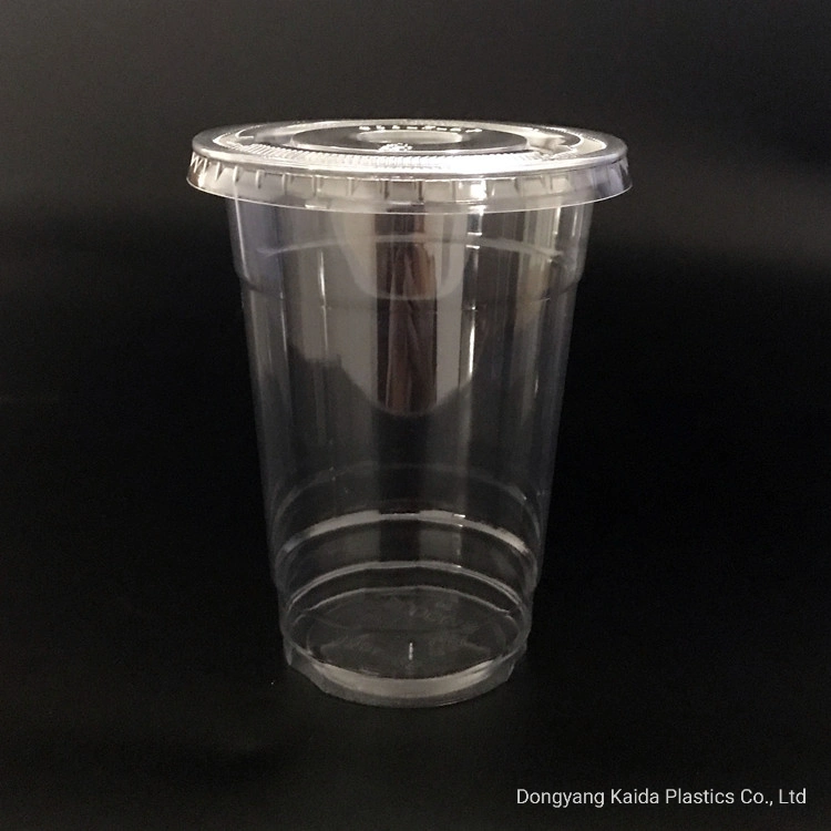 16oz-95mm Ice Milktea Cold Coffee Milkshake Plastic Boba Cup with Lid