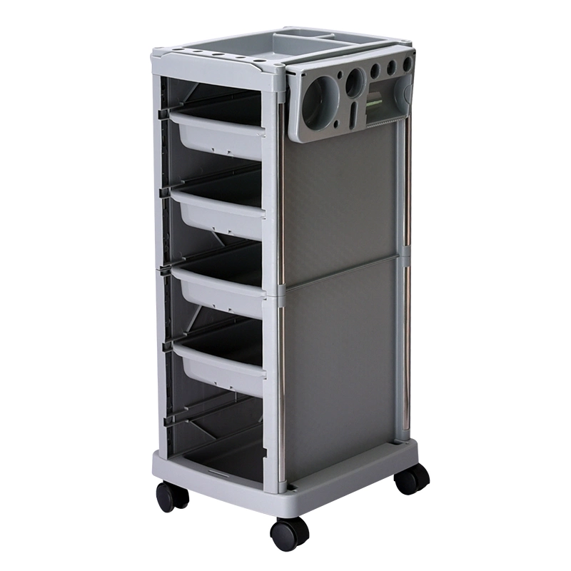 Modern Plastic Mobile Hair Salon Beauty Hairdressing Trolley