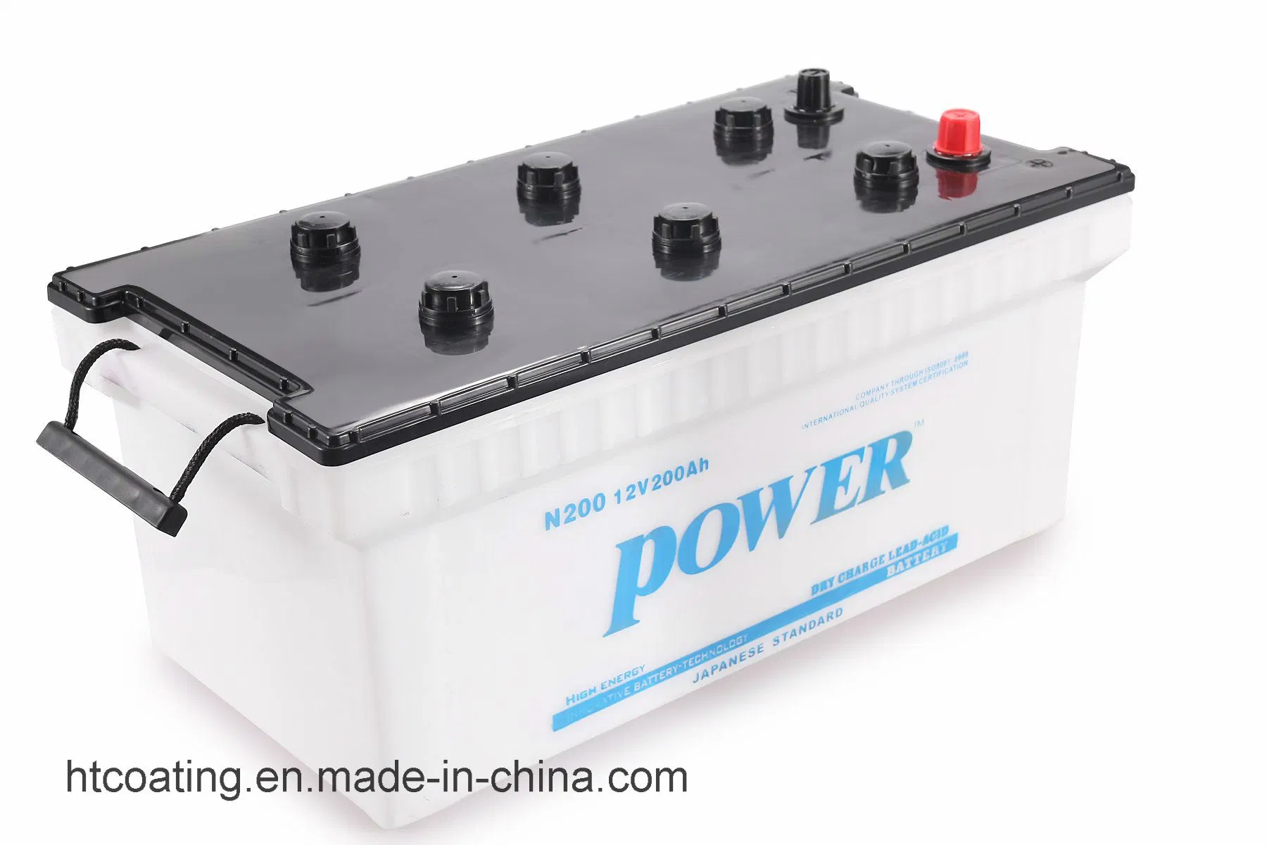 N200 12V 200ah Plastic Case Rechargeable Dry Charged Lead Acid Car Battery