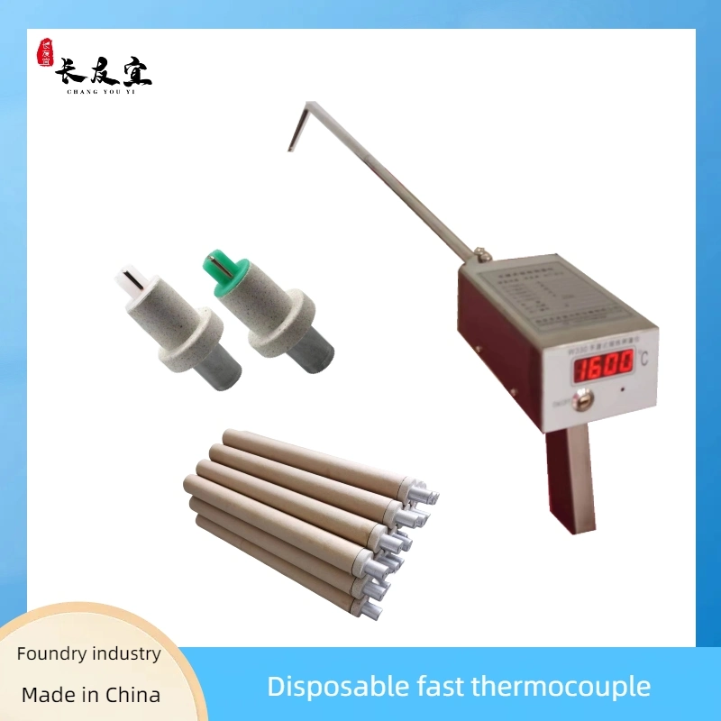 Thermocouple Thermometer for Measuring The Temperature of Molten Steel, Molten Iron and Molten Copper Before Casting Furnace