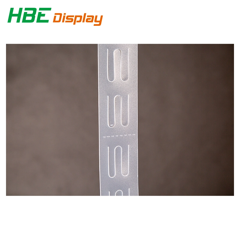 Promotional Supermarket Customized Plastic Hanging Display Clip Strip