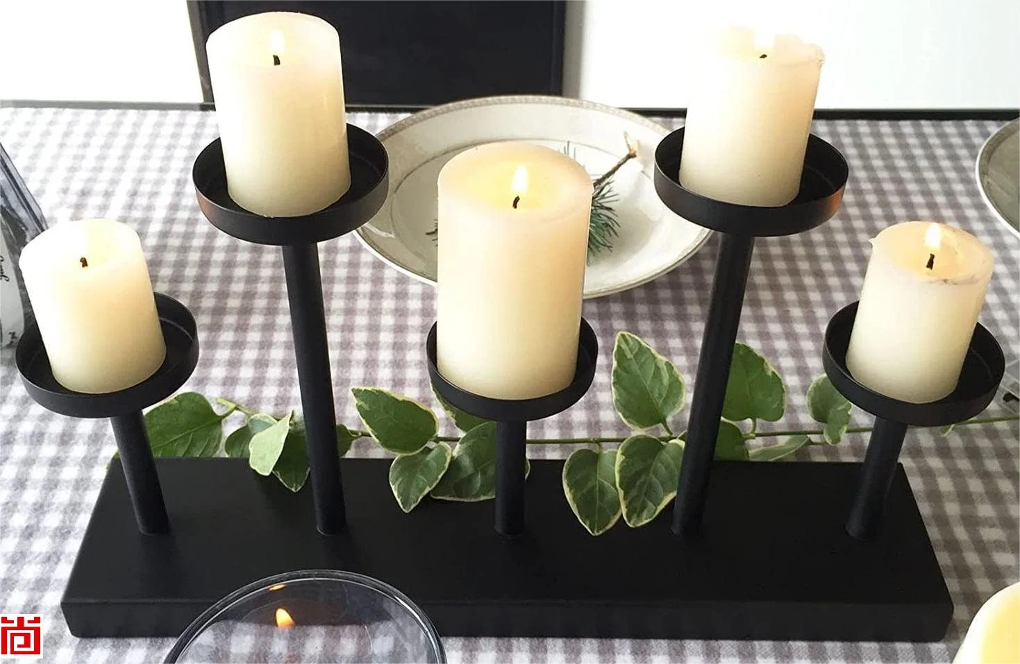 5 PC Marvellous Design Metal Candle Holder