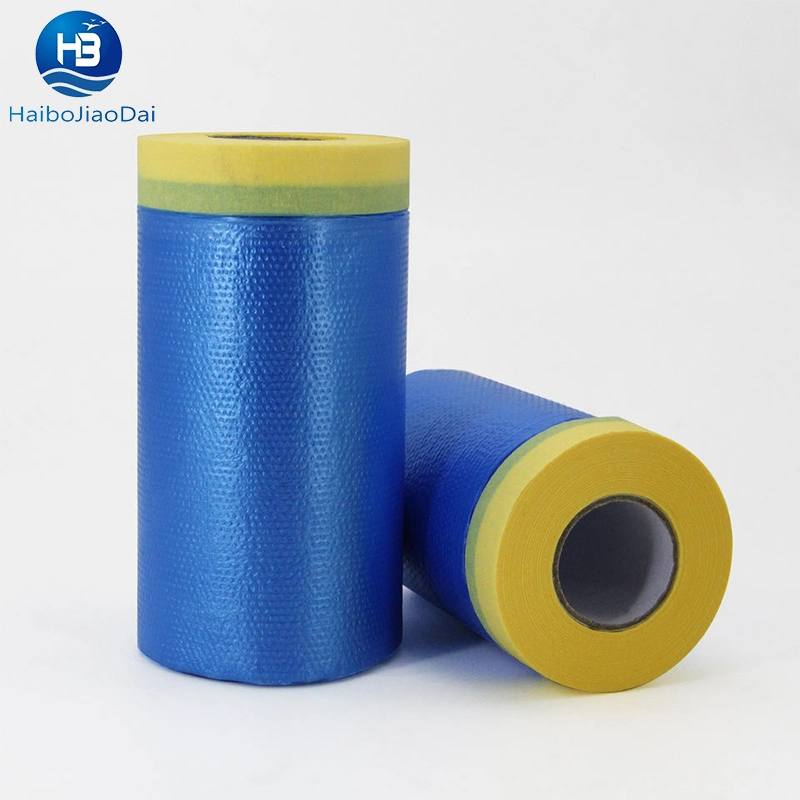 Promotional Car Automotive Masking Film Pre Taped Pre-Taped Masking Film for Automotive Painting