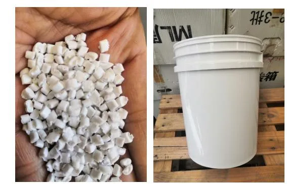 Plastic Paint Bucket Paint Barrel Raw Plastic Material PP Recycled Plastic Material