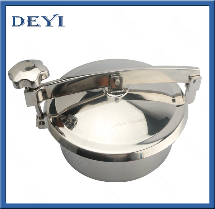 Sanitary Stainless Steel Food Grade Non Pressure Round Manhole Cover