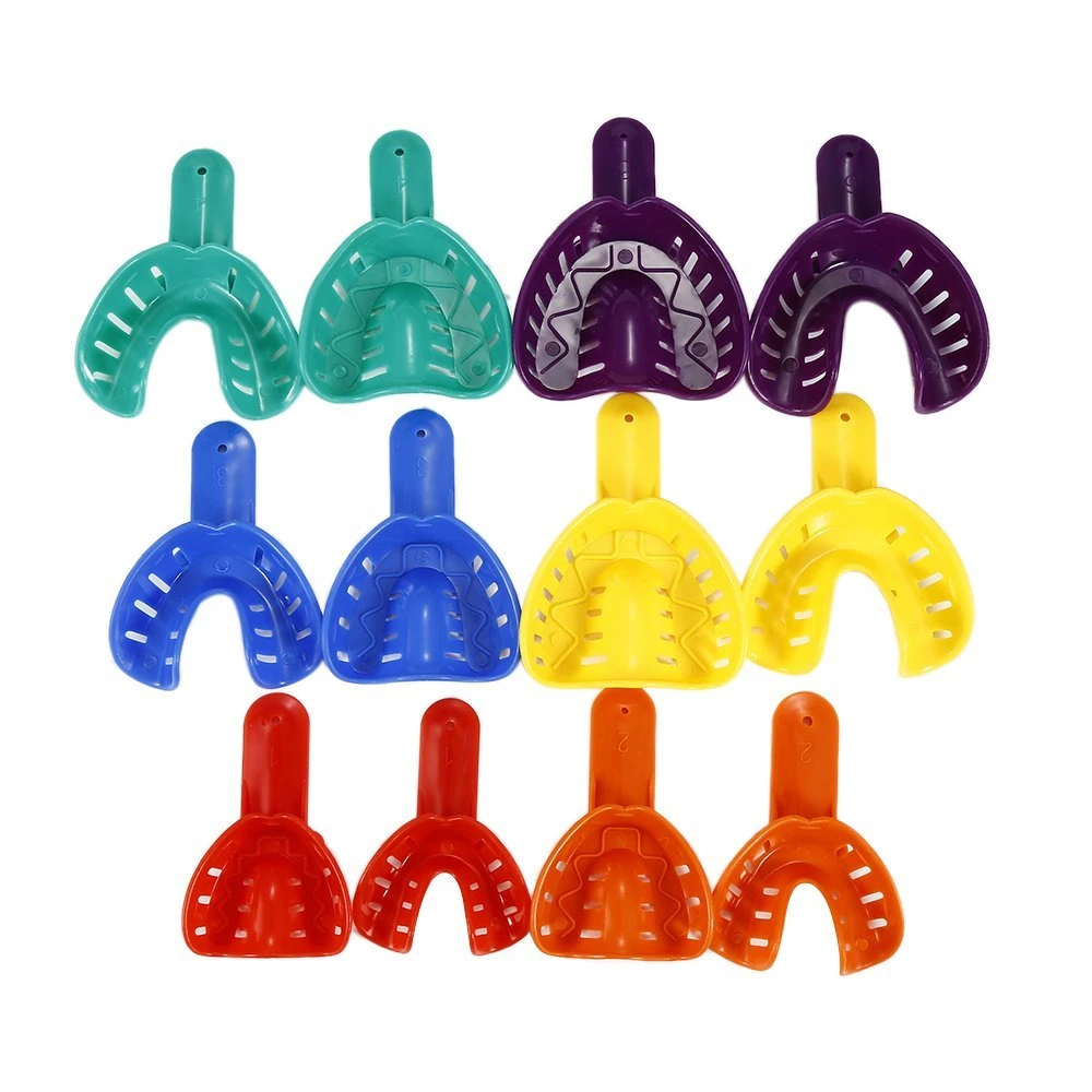 Different Size Plastic Dental Impression Trays Dental Instruments for Orthodontic