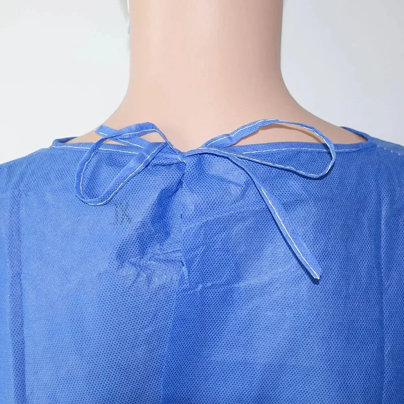 Doctor Dental Patient/Thumb Loop Operation/Protective/Exam/Visitor/SMS/PP/Sterile Scrub Disposable Nonwoven Medical/Hospital/Surgeon/Surgical/Isolation Gown