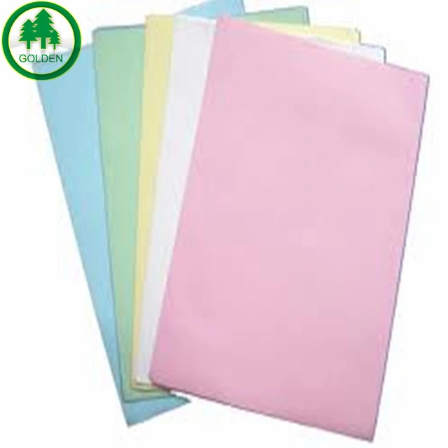 Multi-Colored White Yellow Pink Blue Green Carbonless Copy Paper NCR Printing Paper