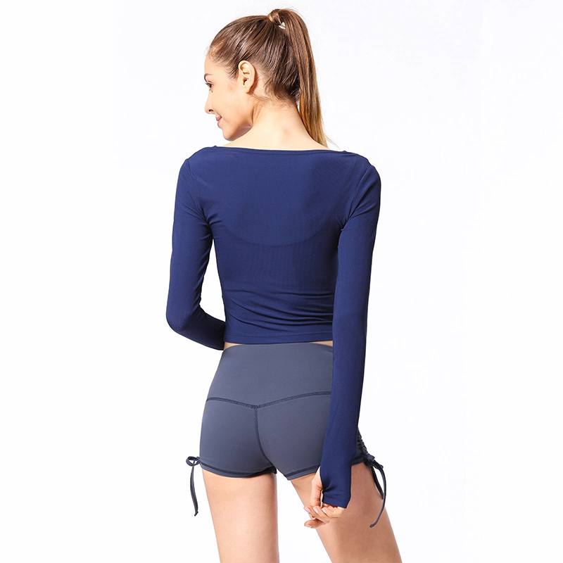 Calções de ioga PEACH Butt Seamless para mulher ginásio Desporto Fitness Yoga Calções