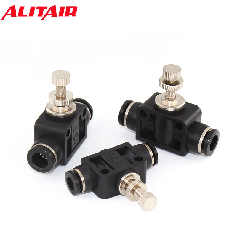 Airtac Type Pipeline One-Way Throttle Valve Regulating Valve Throttle Control Valve