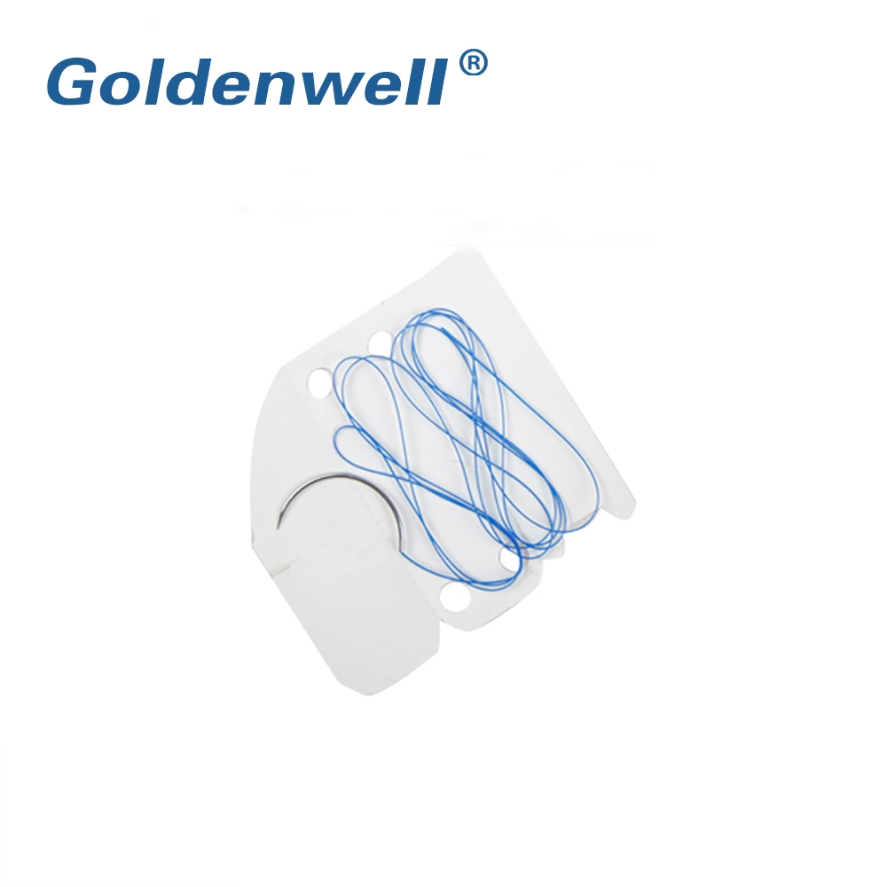 Pdo/PGA/Pgla Synthetic Absorbable Disposable Medical Suture with Needle