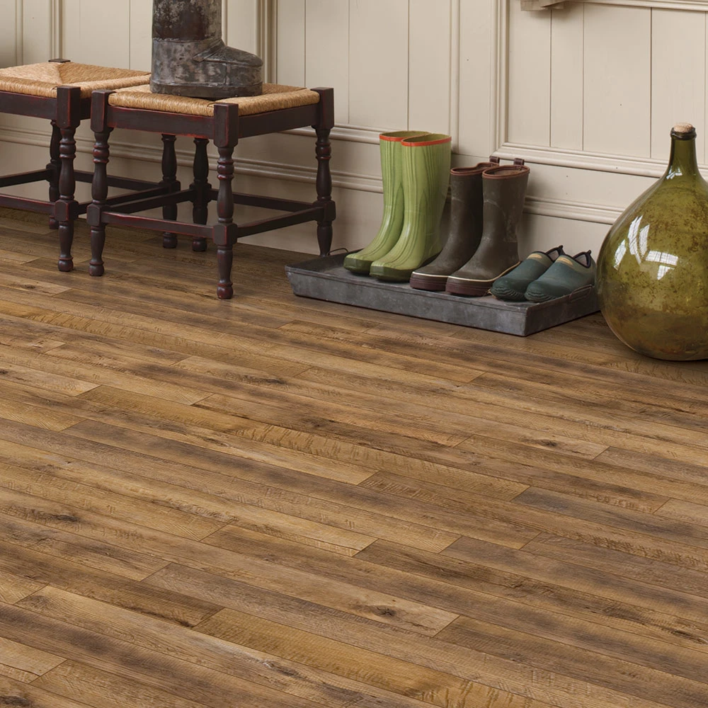 Aged Hickory Spc WPC Lvt Vinyl Waterproof Flooring with Uniclic