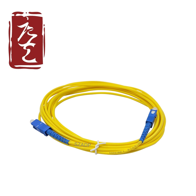 Factory FTTH Optical Fiber Connector Patch Cord Transmission Sc-Sc G652D G657A1 G657A2