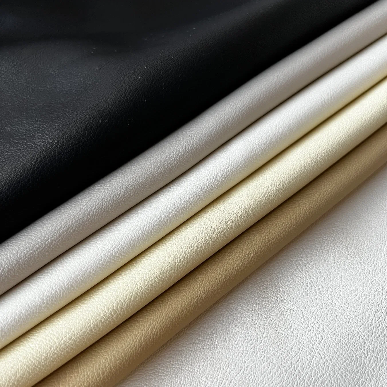 Smooth Pattern PU Synthetic Leather for Clothes Dresses Garment