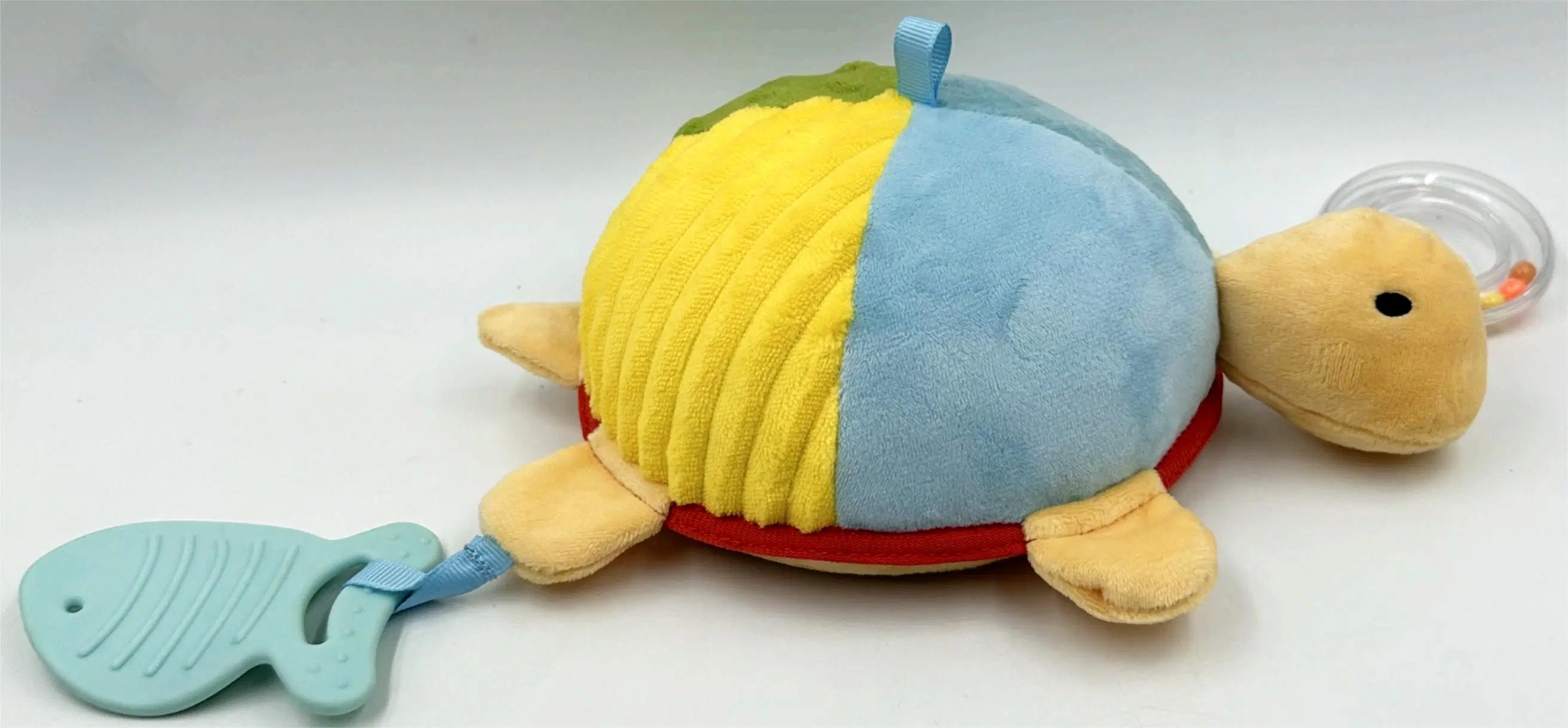 Juguetes para bebés juguetes Tortuga de peluche sonajero sonajero de pegamento de dientes espejo Funhouse