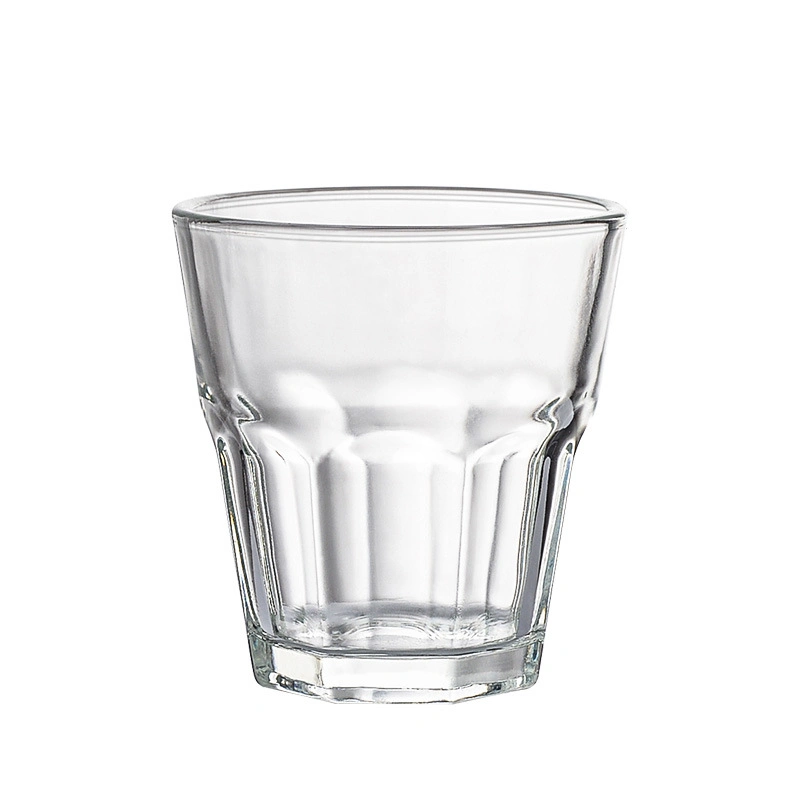 Octagonal Glass Plastic Shot Glass for Party as Clear Beer Glass