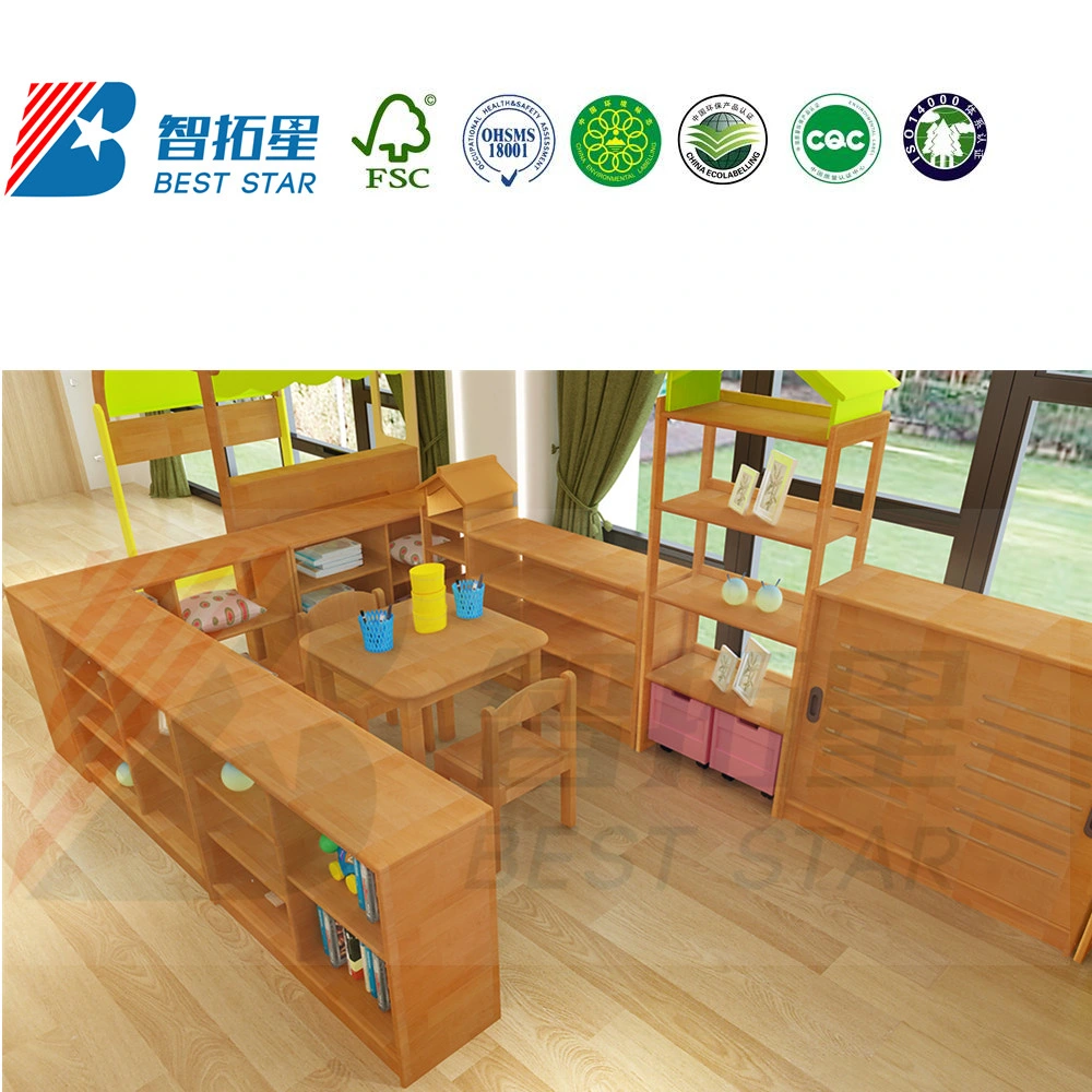 Wooden Nursery and Children Care Center Furniturekids Furniture Table and Chair Sets, modern Kindergarten and Preschool Classroom School Furniture