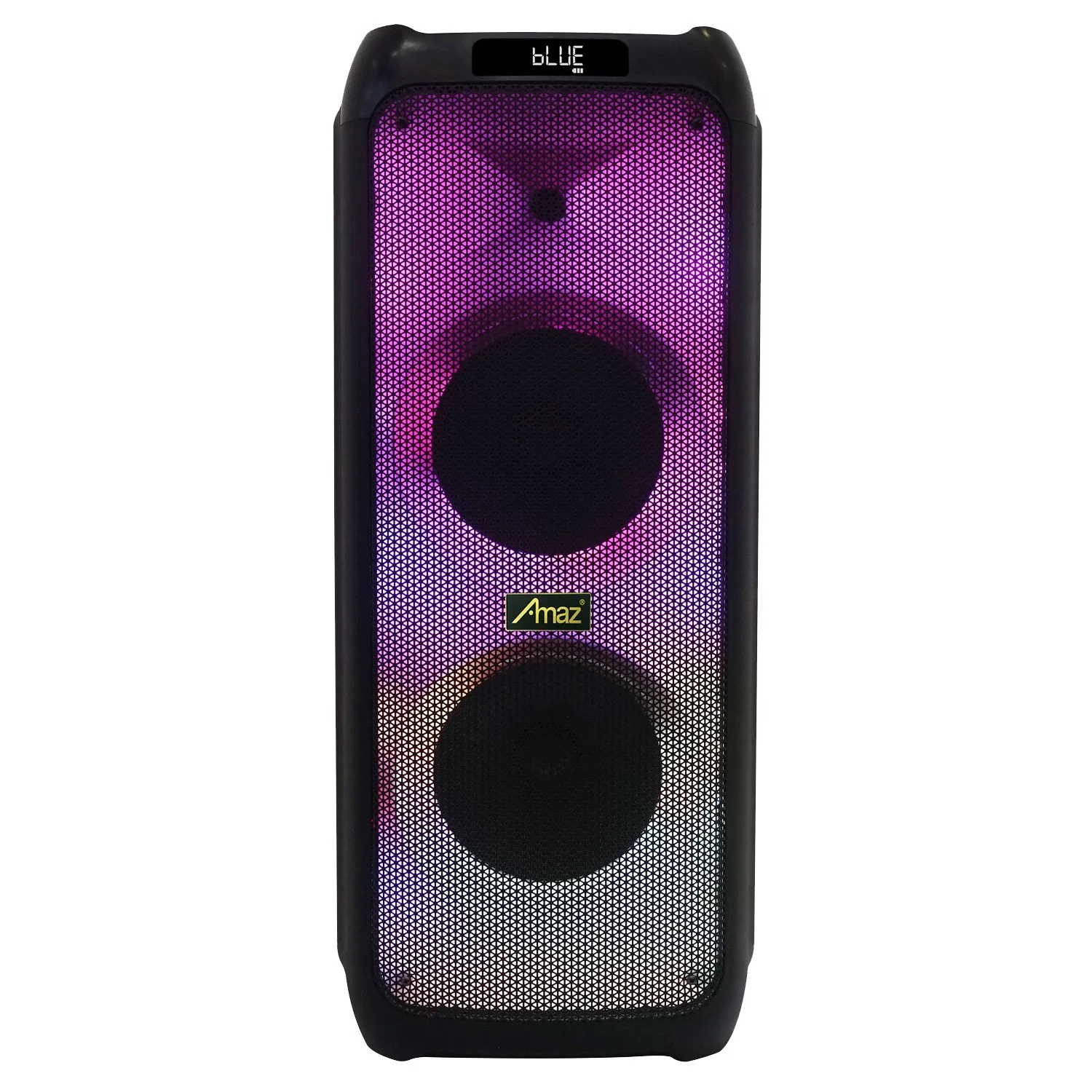Dual 10inch Al10128f Bluetooth Rechargeable Portable Speaker + Liquid Crystal Lights