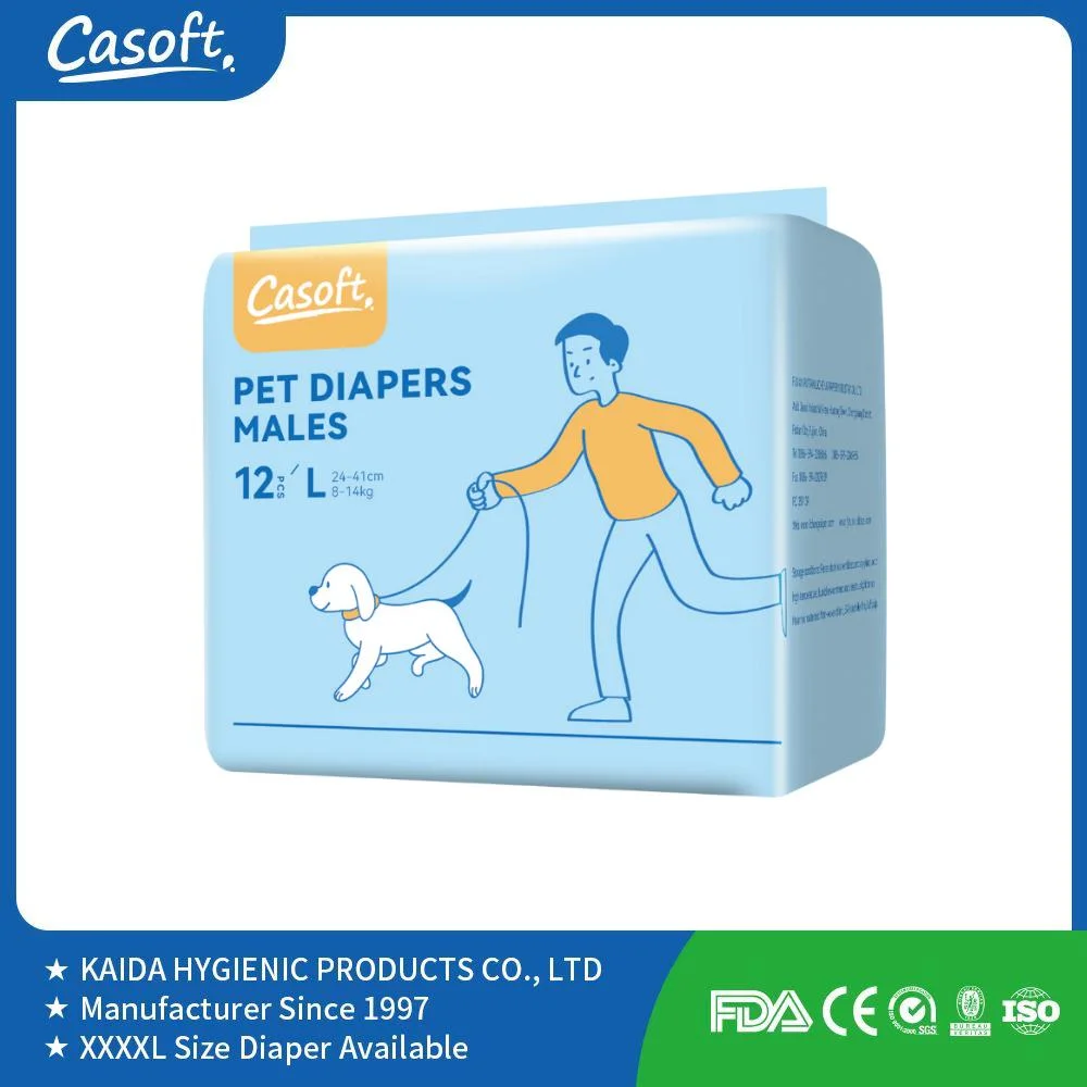 Disposable High Absorbent for Male Dog Diaper Pet Supplies New Products Pet Diapers in Vietnam