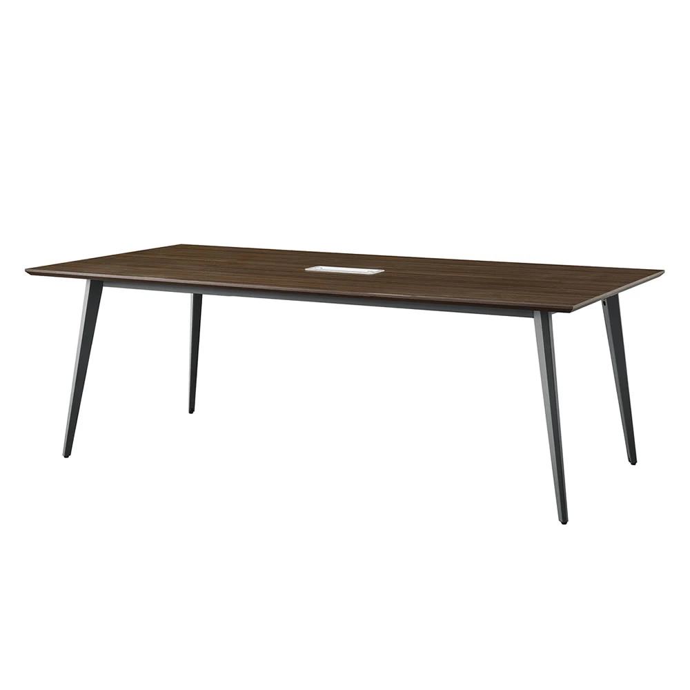 Modern Promotion Steel Stander Melamine Furniture Small Meeting Table (H90-0302)