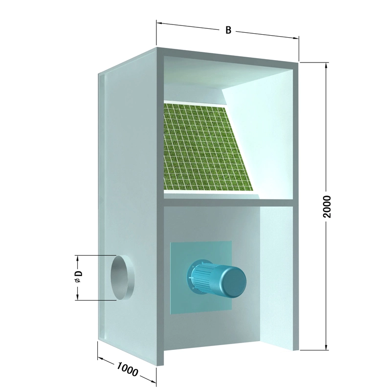 Yft-B Open-Face Industrial Spray Booth