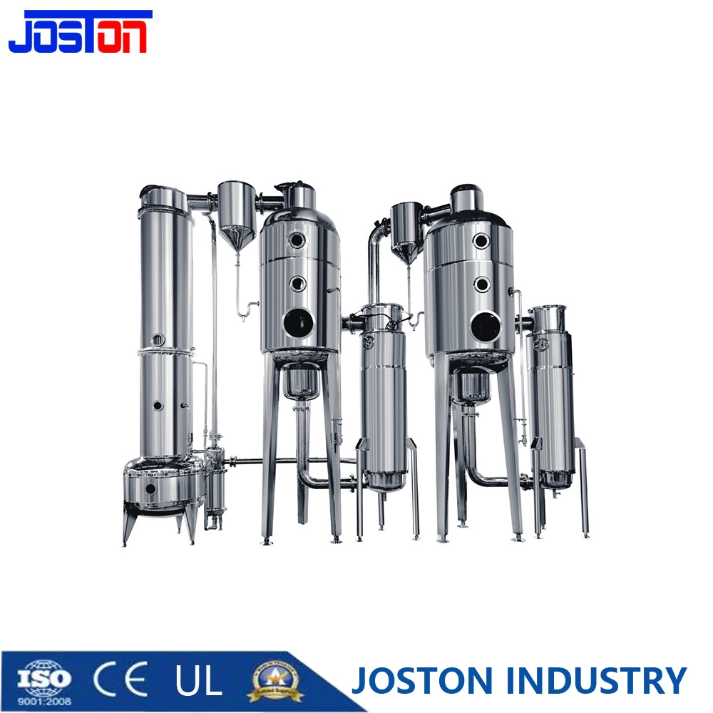 Energy Saving Vacuum Low Temperature Industrial Falling Film Evaporator Crystallizer Concentrator Machine