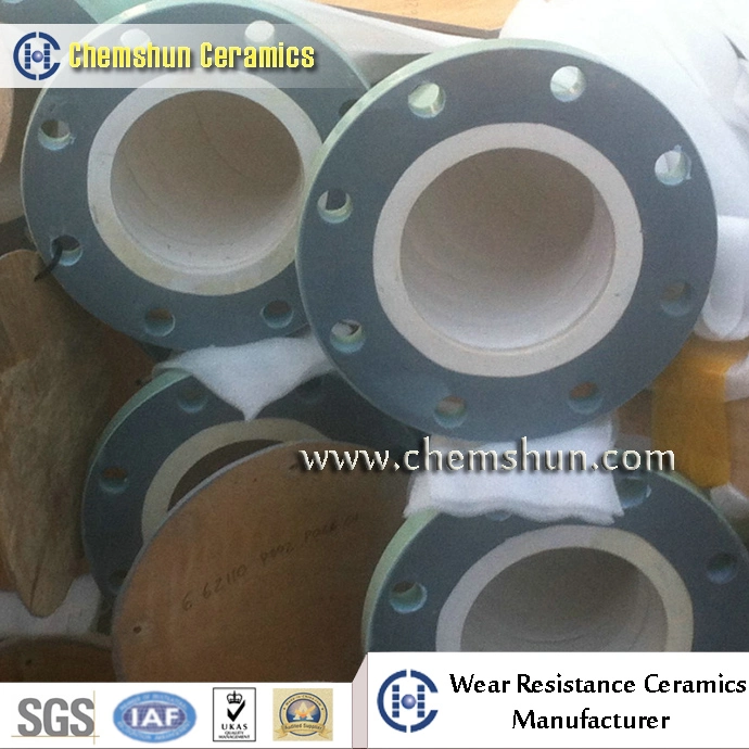 Chemshun Corrosion Resistant Alumina Ceramic Elbow Pipe Linings