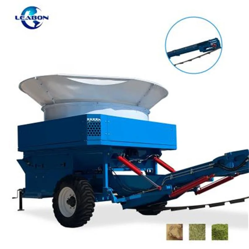 Farming Sweet Potato Vine Straw Bale Crusher Shredder Machine for Animal Food