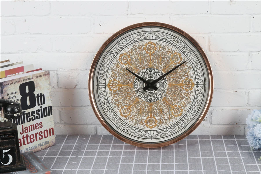 De estilo moderno y nuevo Reloj de pared Metal Decoracion para Salón