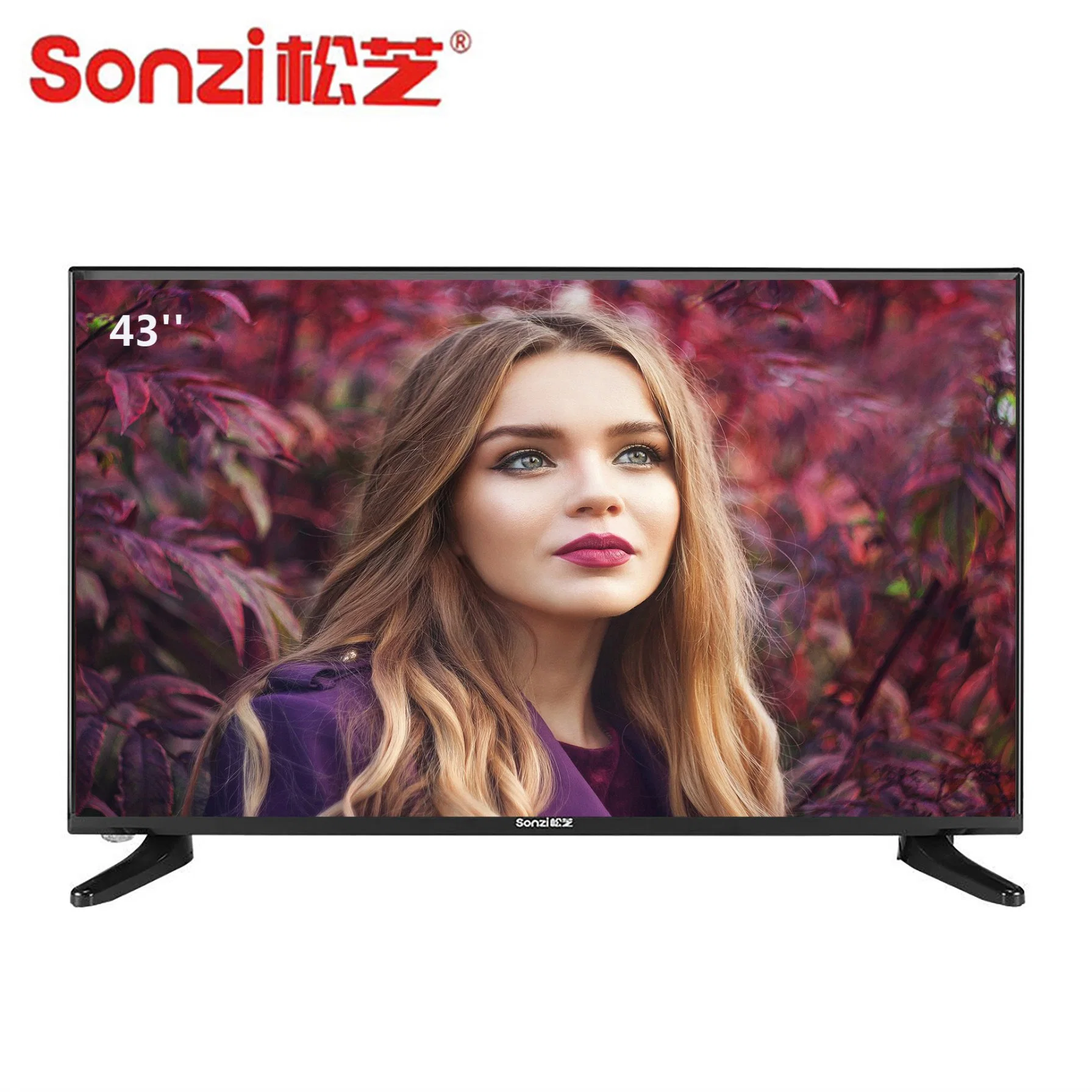 43-дюймовый SKD CKD Complete Ultra Slim Android Universal LED Телевизор LED TV с интерфейсом USB и системой объемного звучания