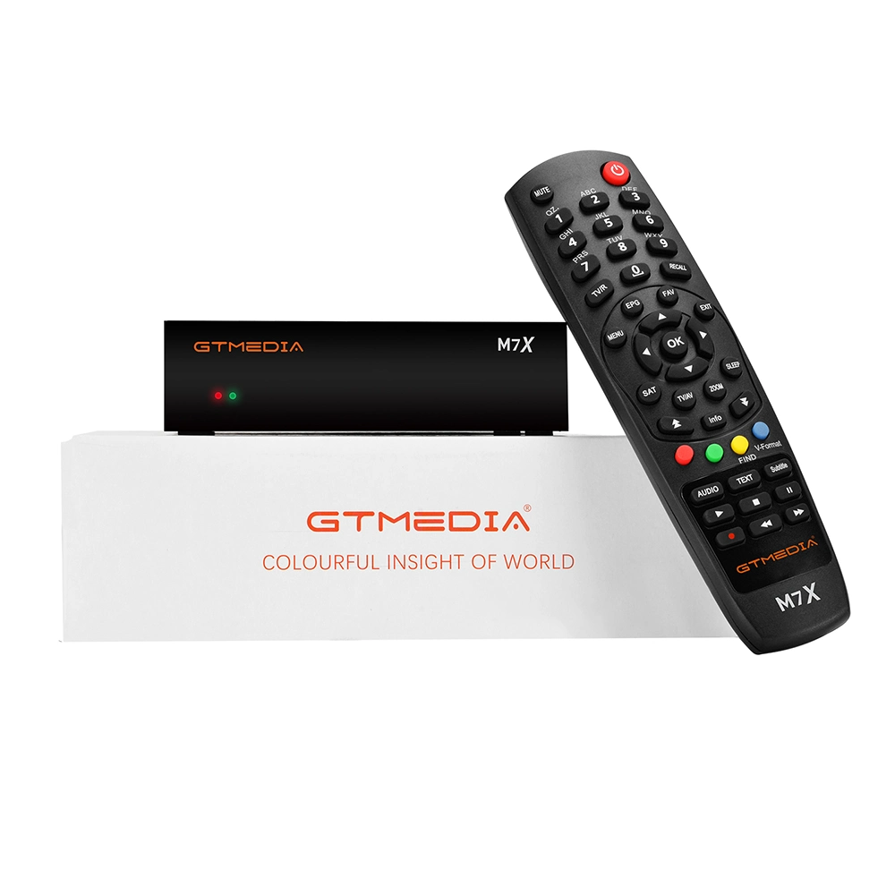 Gtmedia M7X pour le Brésil Récepteur satellite DVB-S2 intégré WiFi 2.4G Support Biss Key Iks Sks Cccams Newcamd 70W 63W 75W.