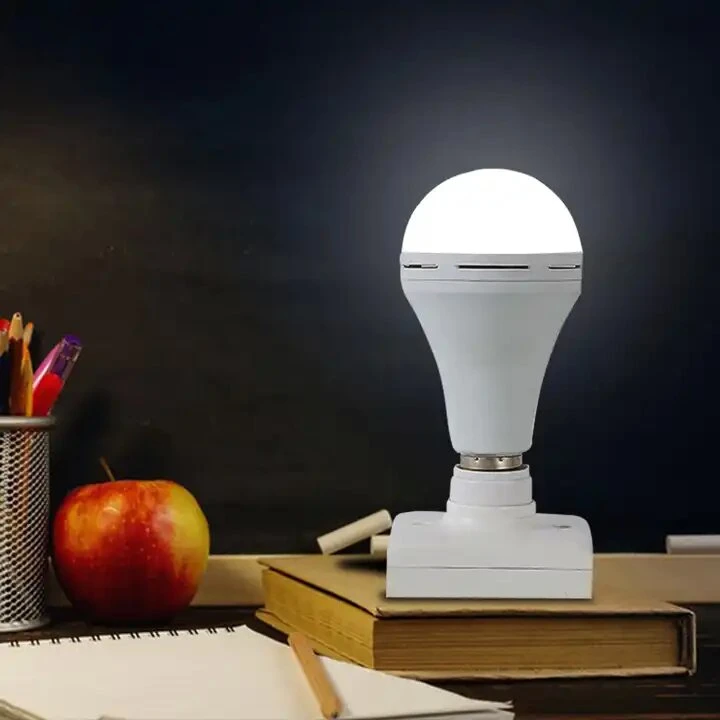 Luz LED de emergencia lámpara LED recargable E27 para el hogar Luces