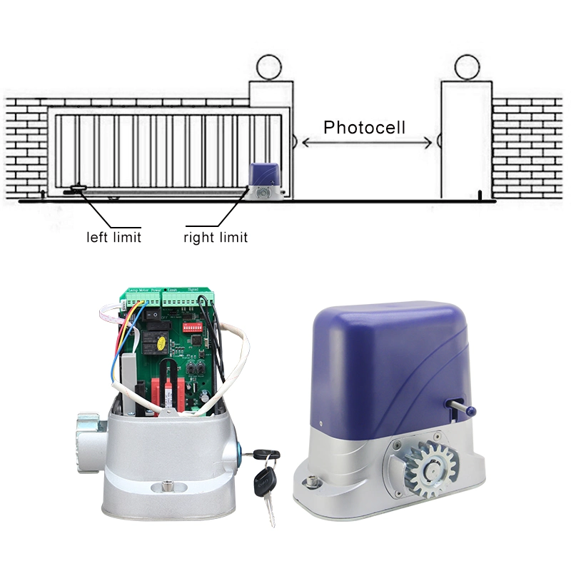 Electric 1200kgs Garage Automatic Motor Sliding Door Operators