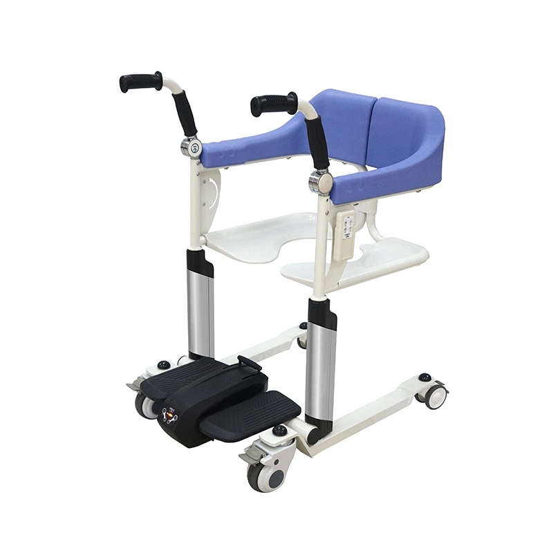 Medical Silent Caster Wheels Disability Products Patient Lifter Transfer & Bath Commode Wheelchair