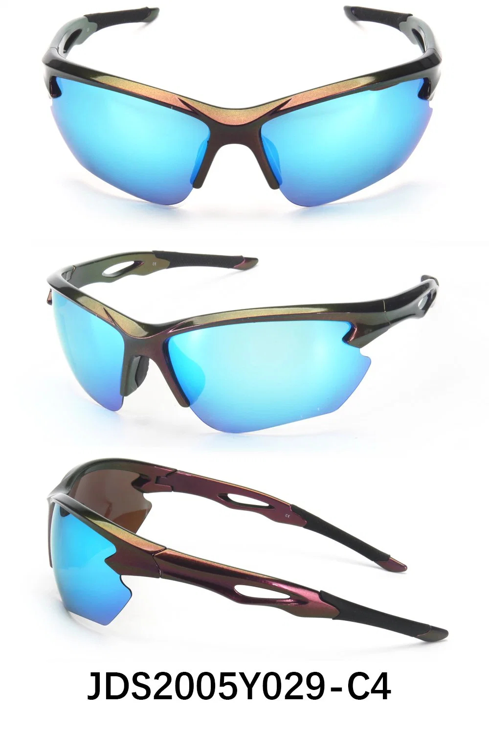 Hot-Selling Direct UV400 Lunettes de soleil Lunettes de sport de la protection de la sécurité des lunettes de vélo de montagne Vélo Hommes Femmes unisexe