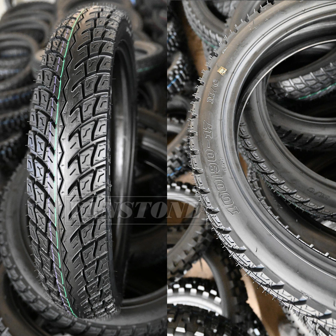 Resistente a pinchazos de neumáticos 100/90 Motocicleta 10090-17-17 neumáticos tubeless Vstway Calidad