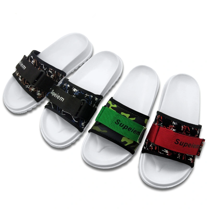 New Trendmen Printed Slides Slippers Fashion High Arch Outdoor Sandals